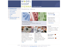 Tablet Screenshot of modelshop-vienna.com